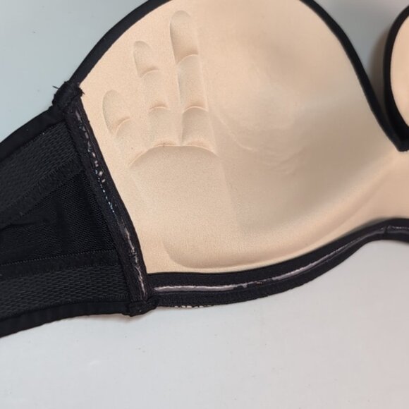 3/$20 Amazon Strapless Push Up Bra Non Slip Lace 34B - Picture 8 of 13